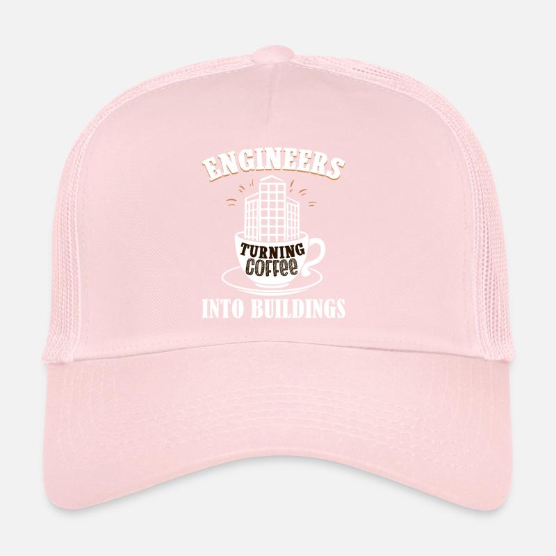 Humour Café Civil Engineering Trucker Cap