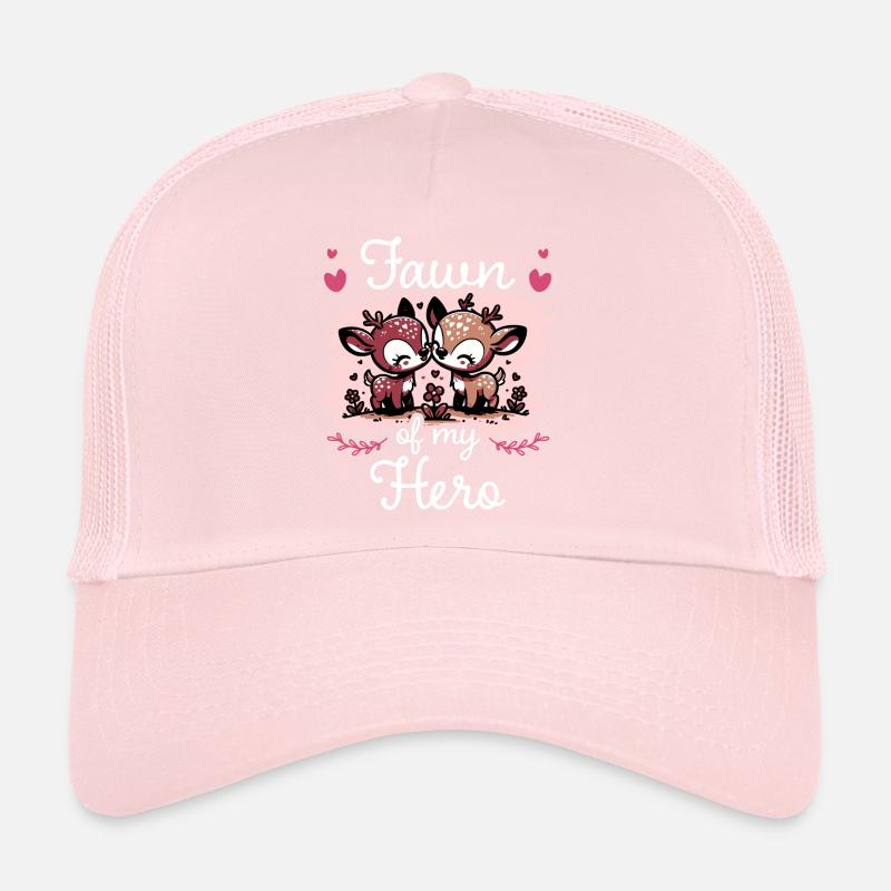 Faon Amour Idée Romantique Couple Casquette trucker 