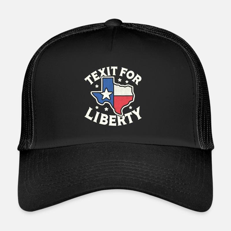 Texit pour Liberty Texas Secede Texit Texan State Casquette trucker 