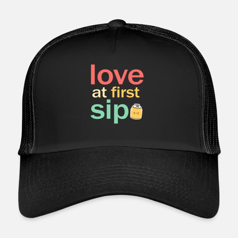 Kombucha Lover Love At First Sip Trucker Cap
