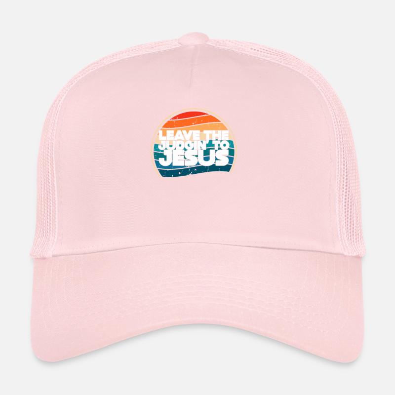 Laissez le jugement à Jésus Casquette trucker 
