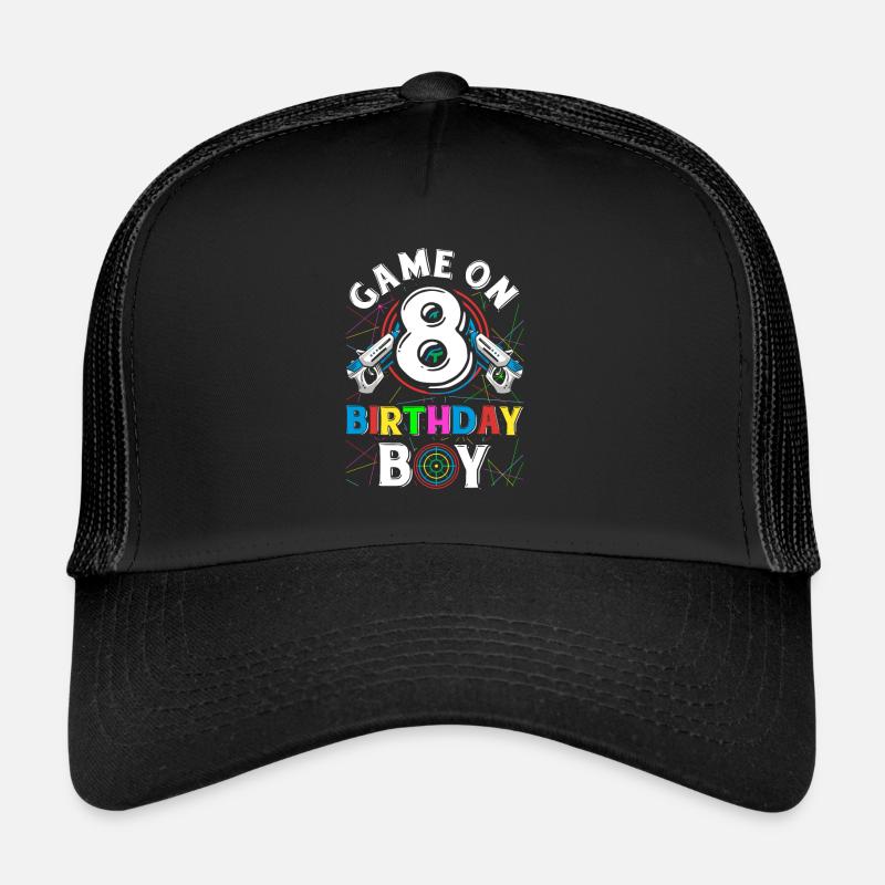 Jeu de Lasertag sur 8 Anniversaire Garçon Intérieur Laser Tag Casquette trucker 