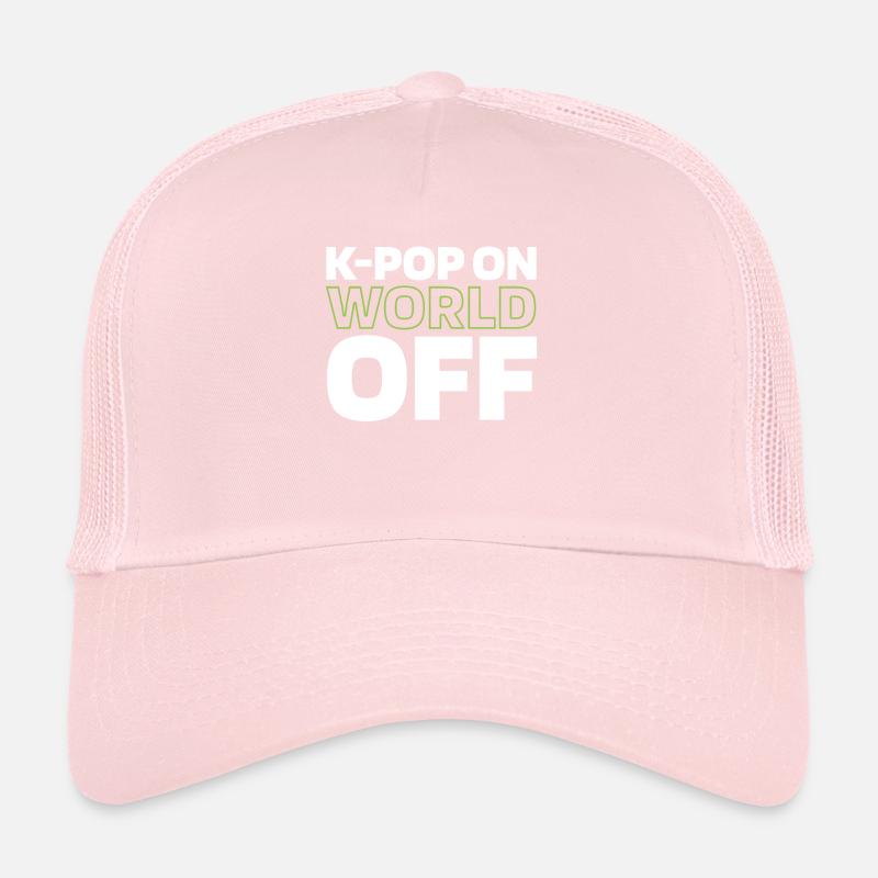 K Pop Kpop Pop coréenne Kpop sur World Off Casquette trucker 