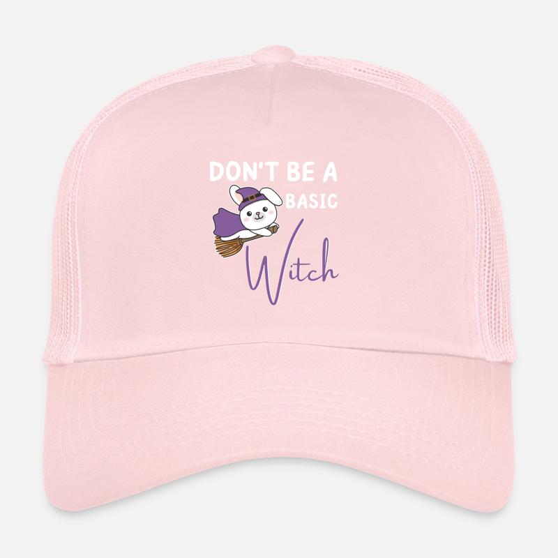 Hase Halloween Hexen don't be a basic witch Trucker Cap