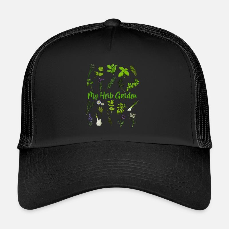 Mon jardin d’herbes aromatiques - Herbes médicinales Casquette trucker 