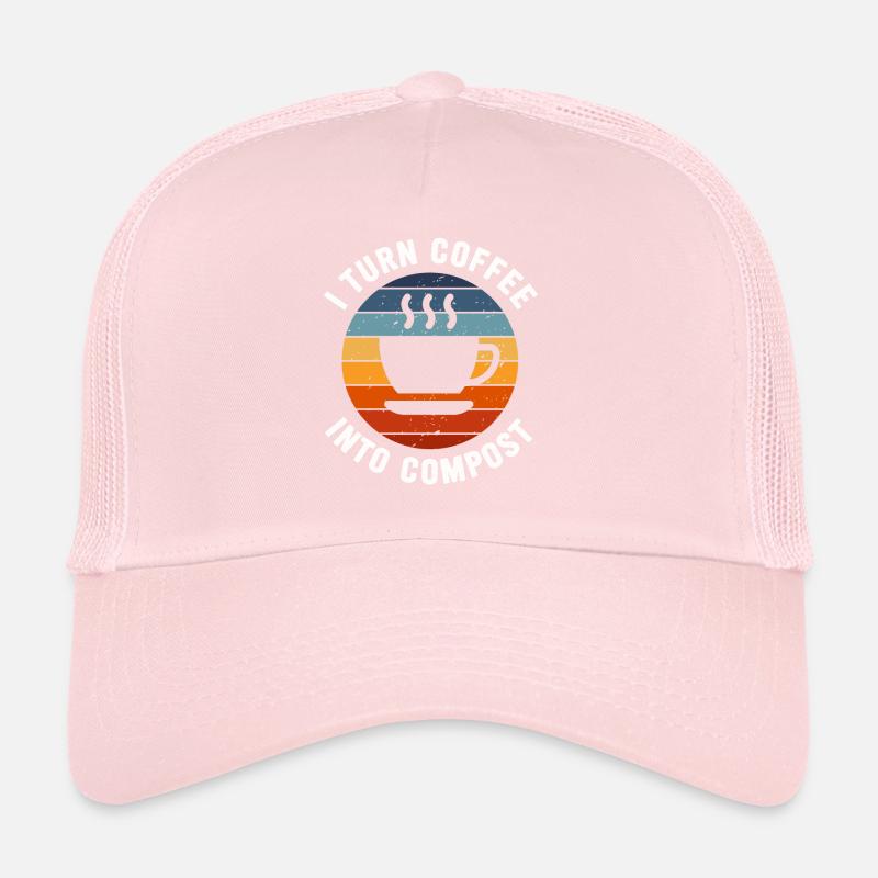 Je transforme le café en compost Blue Planet Casquette trucker 