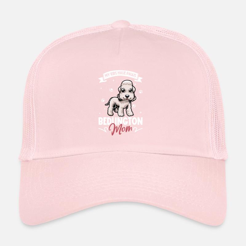 Bedlington Terrier Mom Trucker Cap
