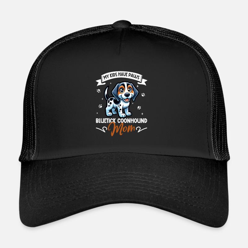 Bluetick Coonhound Maman Casquette trucker 