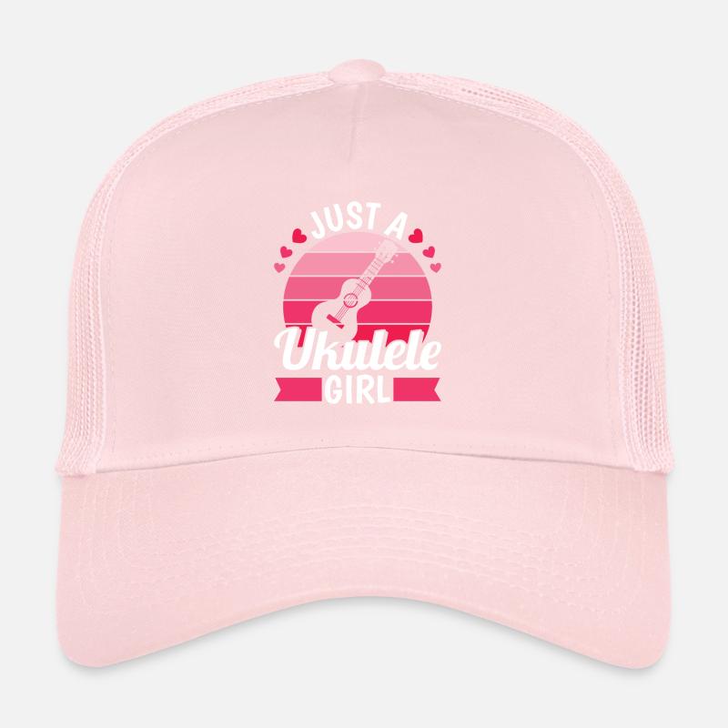 Ukulélé juste une fille ukulélé Casquette trucker 