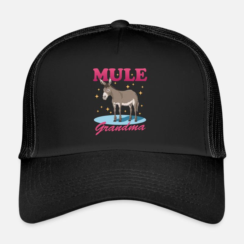Mule Grandma Mule Muli Mule Gift Trucker Cap