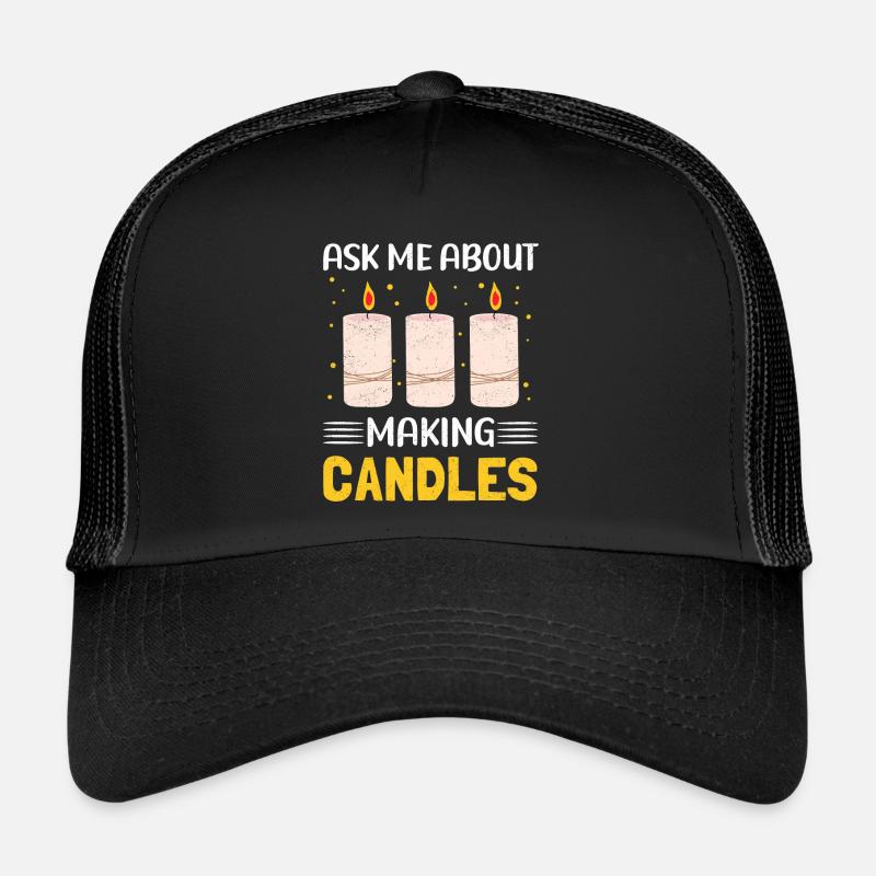 Candles Candle Maker Candle Maker Gift Trucker Cap