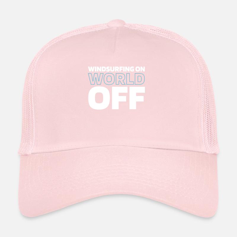 Windsurfen Windsurfer Windsurfing On World Off Trucker Cap