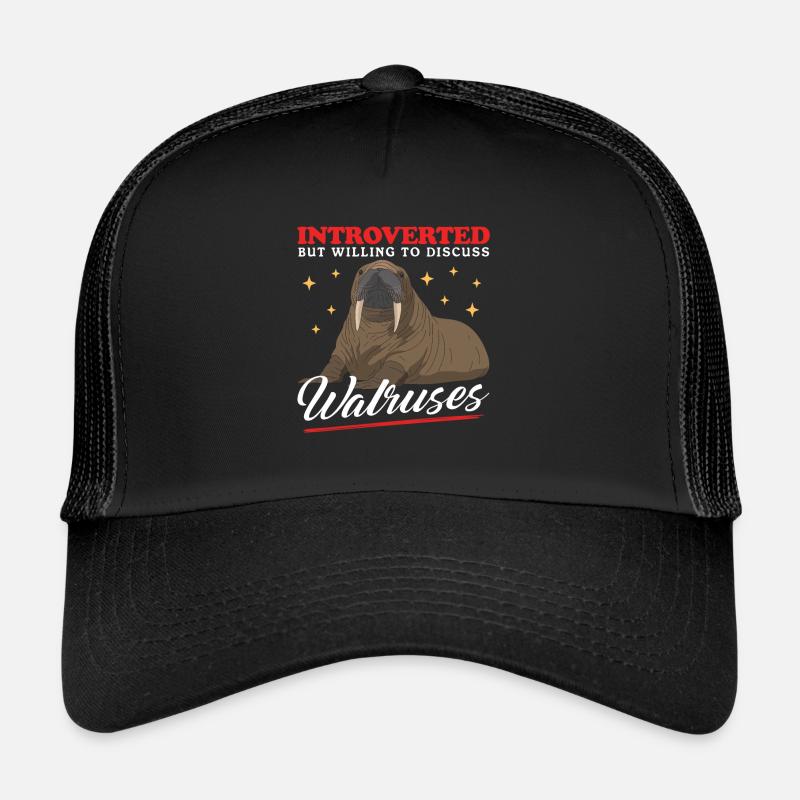 Walross Walroß Walrus Walrosse Geschenk Trucker Cap