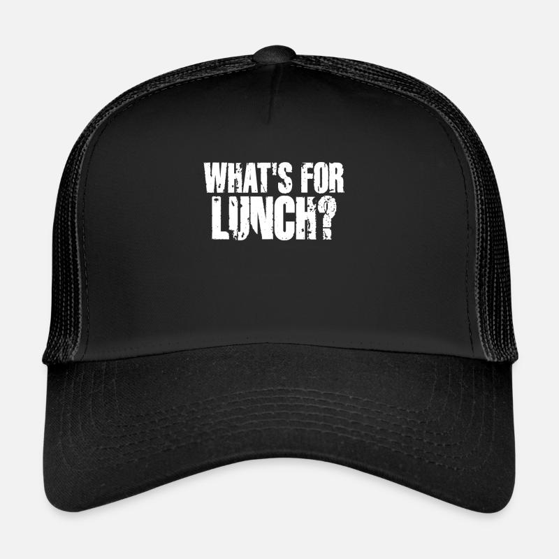 Qu’est-ce qu’on mange pour le déjeuner ? Casquette trucker 