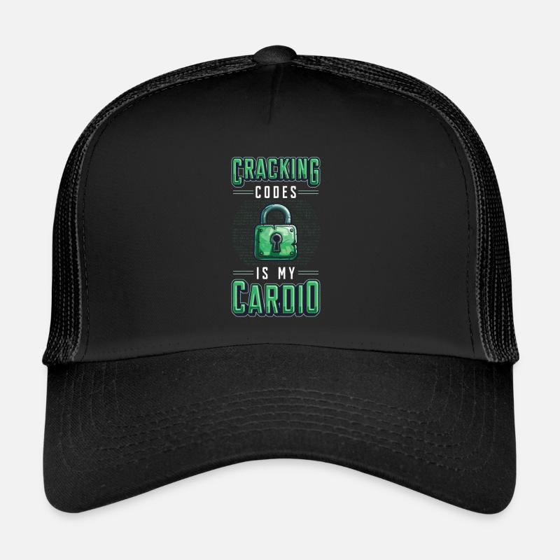 Le déchiffrage des codes, c’est mon cardio - Cryptologic Casquette trucker 