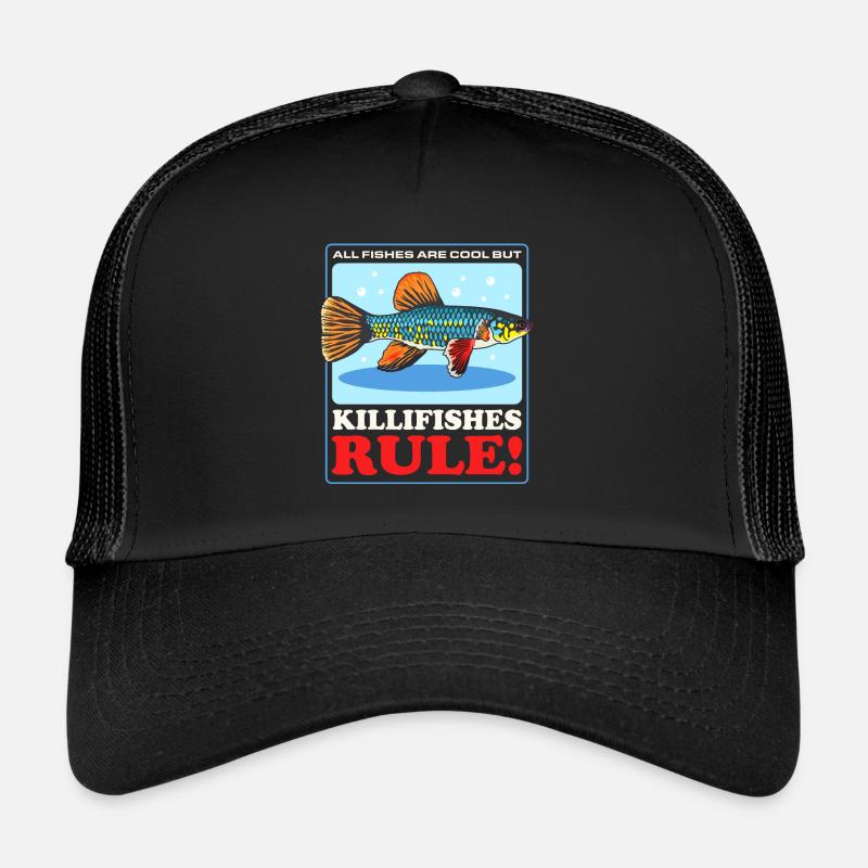 Cadeau de carpe dentée pondeuse de killifish Casquette trucker 