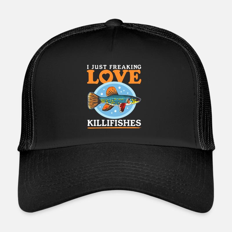 Cadeau de poisson carpe dentée pondeuse de killifish Casquette trucker 