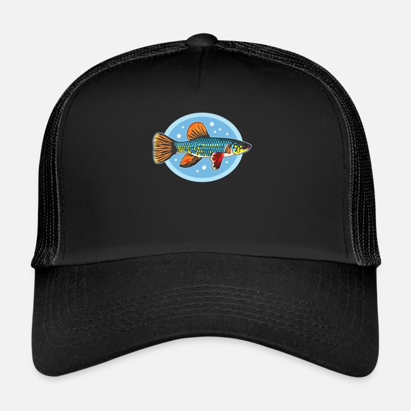 Killifish Cadeaux de poissons carpes dentées pondeuses Casquette trucker 