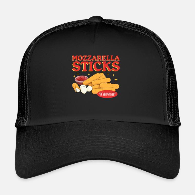 Mozzarella Sticks Cheese Lover Gift Trucker Cap