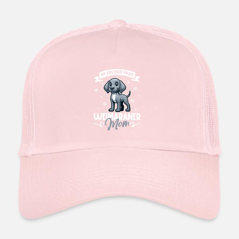 Maman braque de Weimar Casquette trucker 