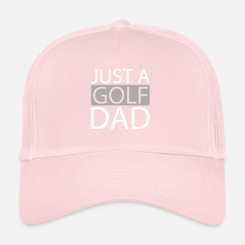 Golf Golfer Golfen Just A Golf Dad Trucker Cap