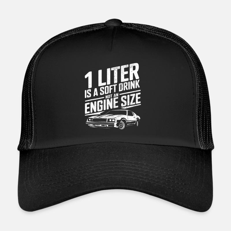 1 litre est une boisson gazeuse et non une taille de moteur E Casquette trucker 