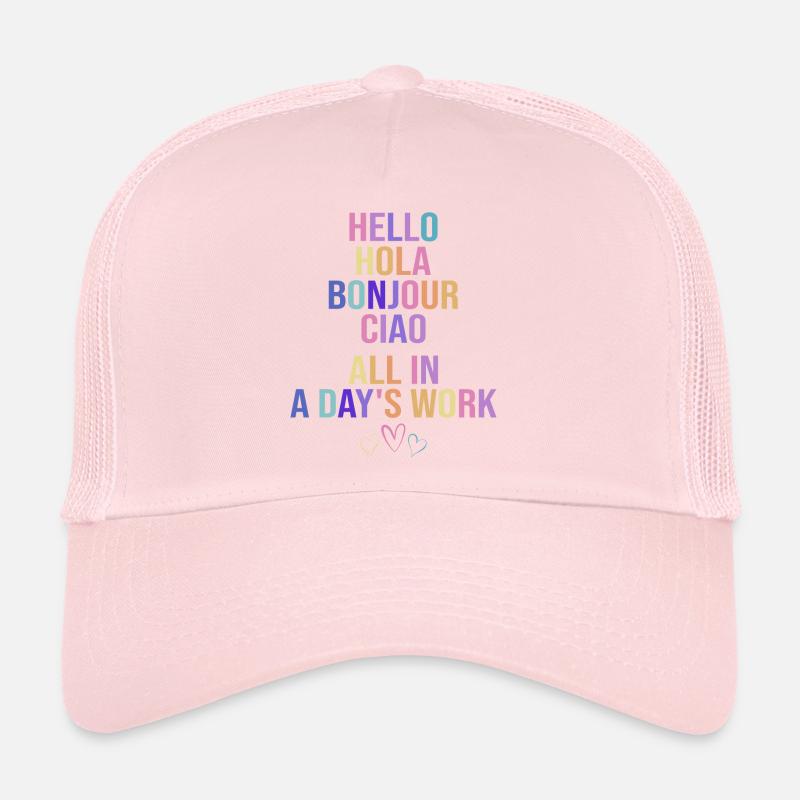 Éducation Bilingue Humour Enseignant Casquette trucker 