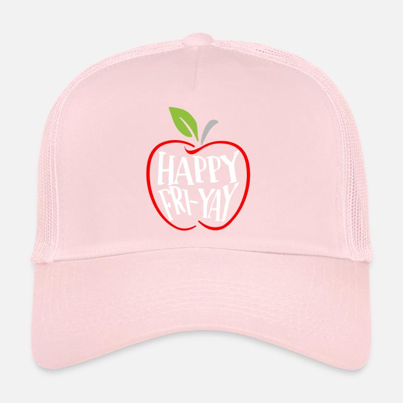 Humour Vendredi Enseignant Weekend Casquette trucker 