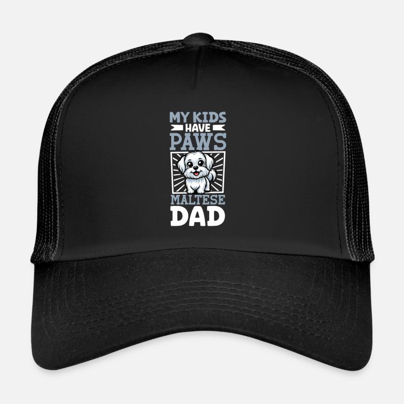 Maltese Dad Trucker Cap