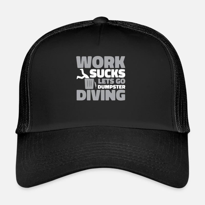 Plongée dans les déchets Casquette trucker 