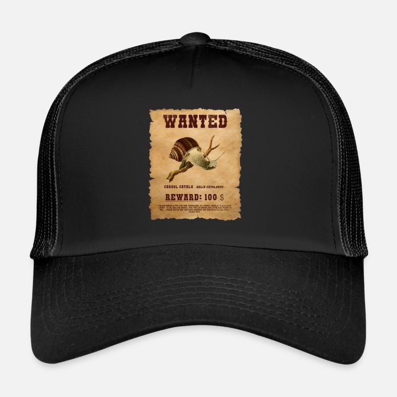WANTED POSTER PAPIER CARGOL CATALA Casquette trucker 
