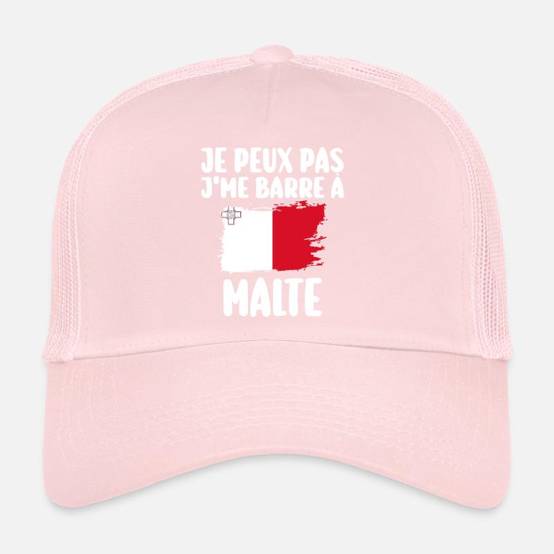 J'Me Barre à Malte Voyage Cadeau Casquette trucker 