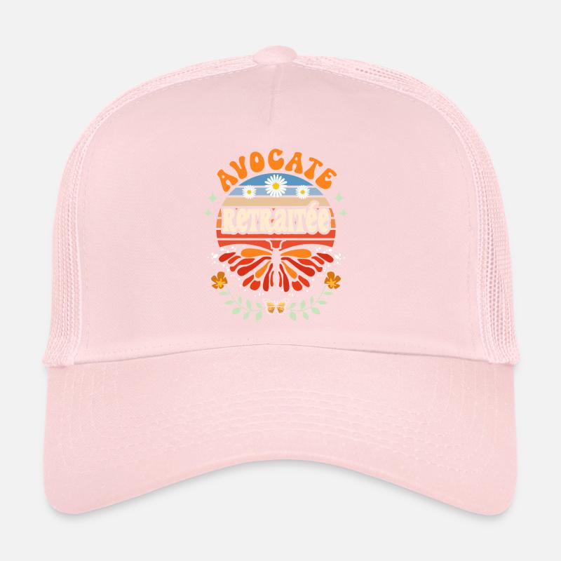 Retro Cadeau Retraite Avocate Casquette trucker 