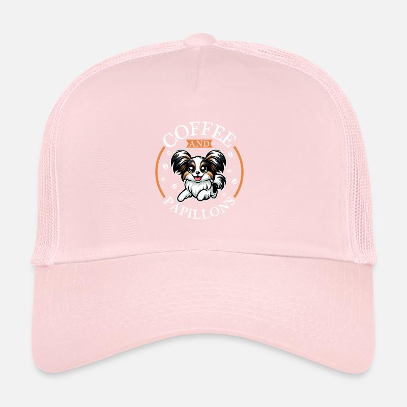 Café et Papillon Casquette trucker 