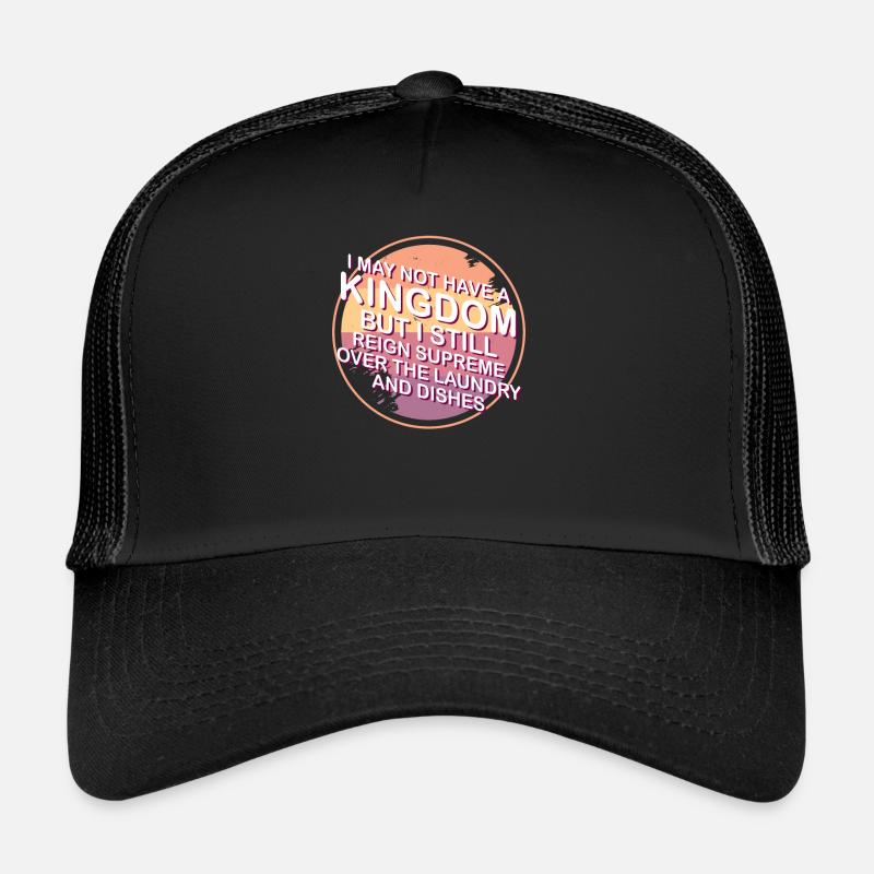 Régner sur la lessive et la vaisselle Ménagère Casquette trucker 