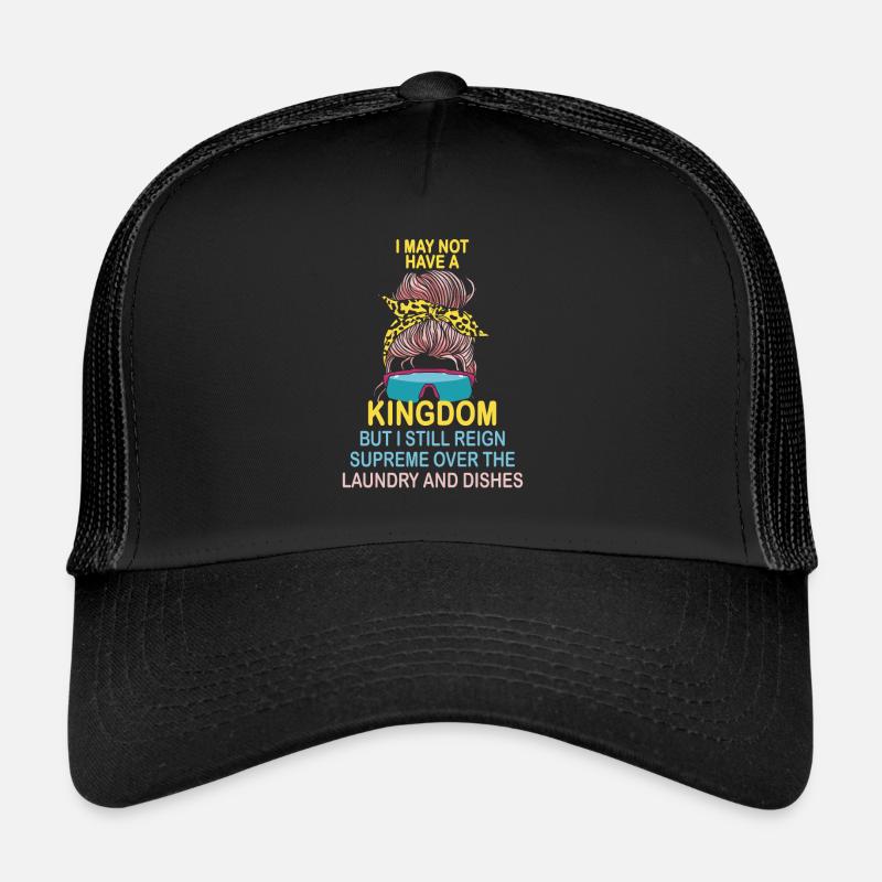 Régner sur la lessive et la vaisselle Ménagère Casquette trucker 