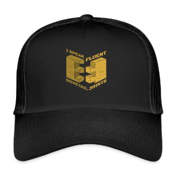 Tischler - Trucker Cap - Schwarz/Schwarz - Vorne