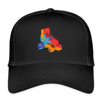 Roller Skates Roller Skates Colorful Girls Roller Skate - Trucker Cap - black/black - Front