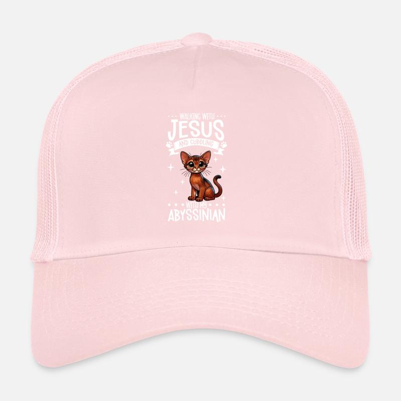 Jesus and my Abyssinians Trucker Cap