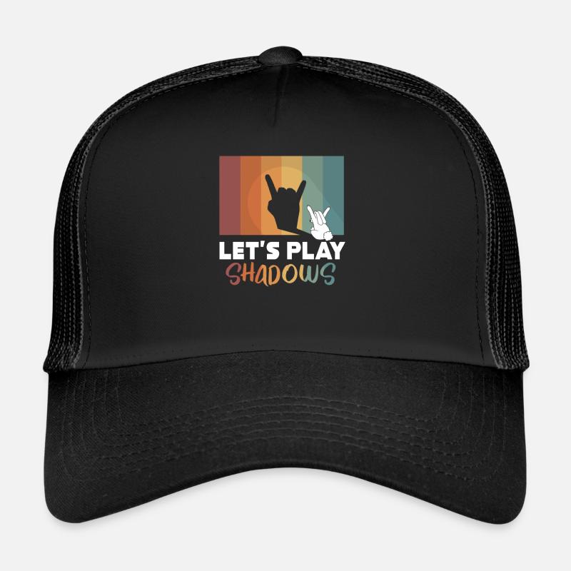 Jouons à Shadows Shadow Puppetry Casquette trucker 