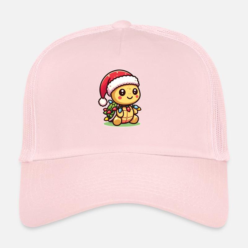Christmas Fairy Lights Turtle Trucker Cap