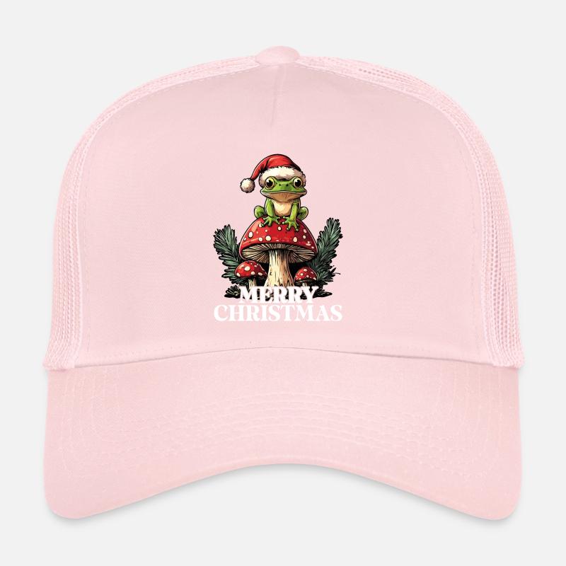 Joyeux Noël, grenouille sur Casquette trucker 