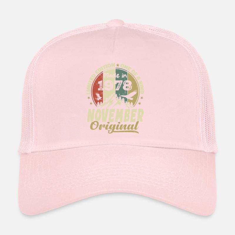 November 1978, November 1978 Geburtstagsgeschenk Trucker Cap
