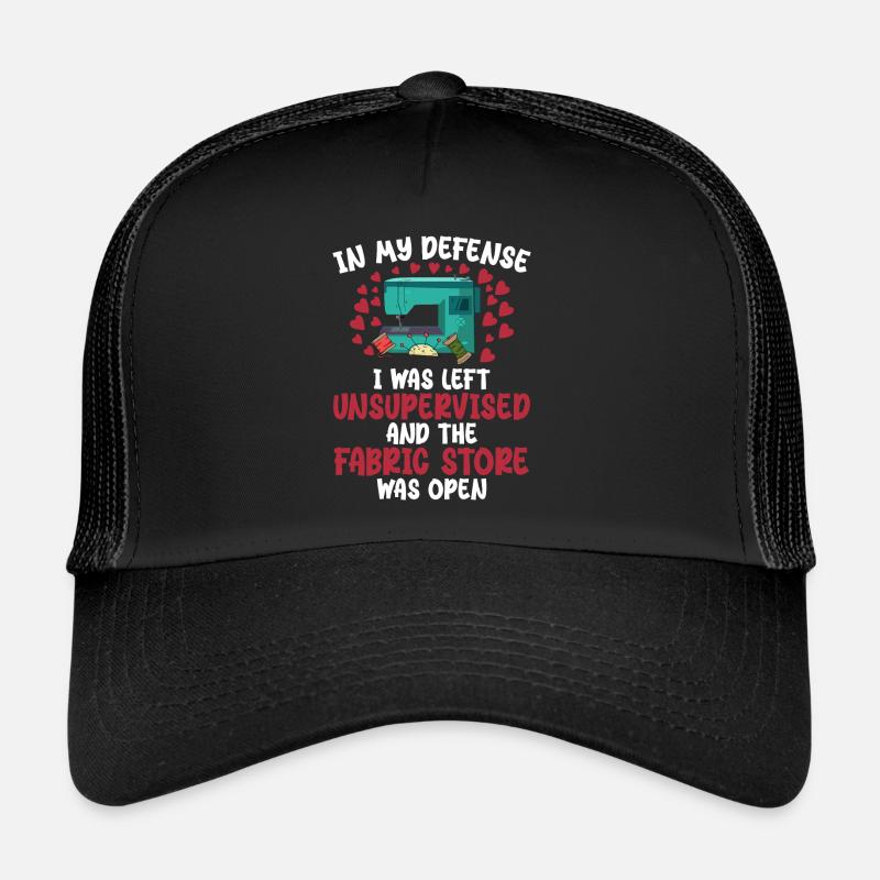 In my defense i was left unsupervised Casquette trucker 