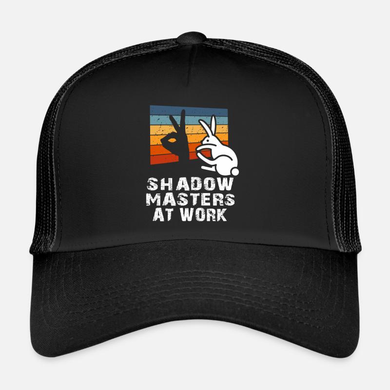 Shadow Masters At Work Shadow Puppetry Trucker Cap