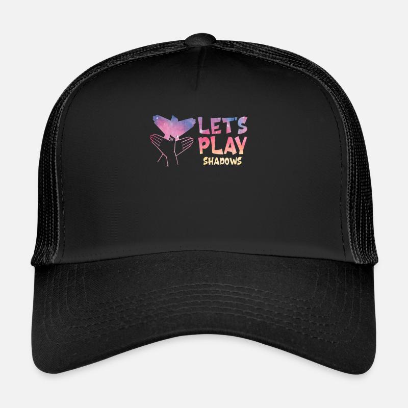 Jouons à Shadows Shadow Puppetry Casquette trucker 