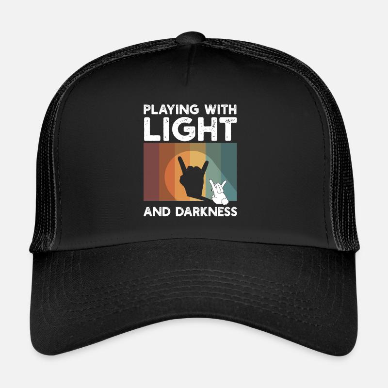 Spiel Mit Licht und Dunkelheit Schatten Trucker Cap