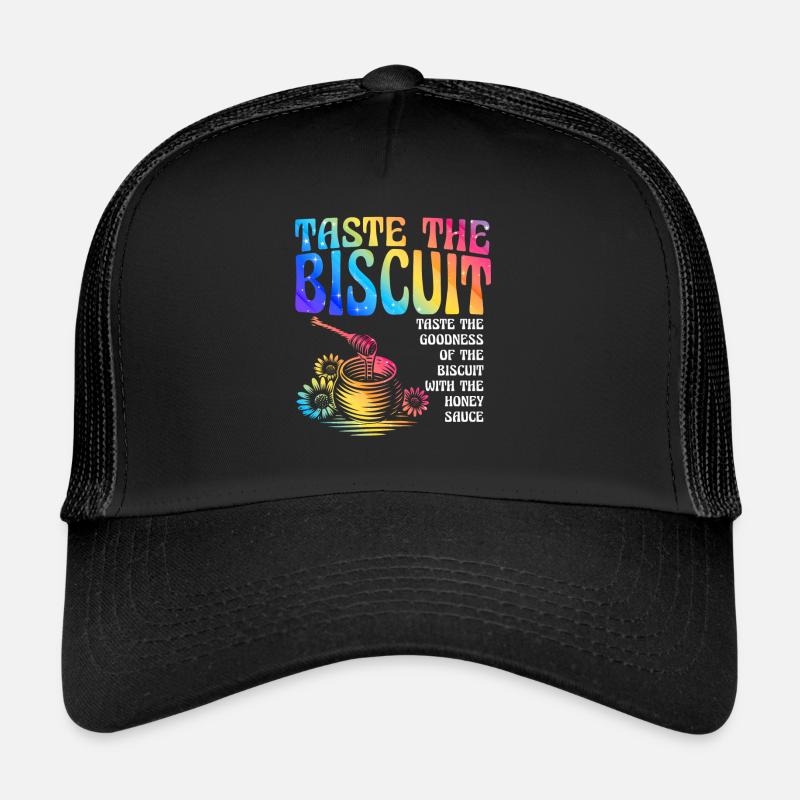 Goûtez le biscuit Goûtez les bienfaits Casquette trucker 