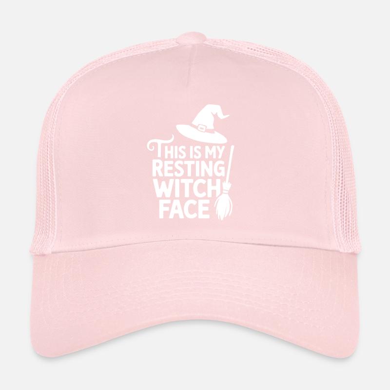 C’est mon visage de sorcière au repos Spooky Halloween Wit Casquette trucker 