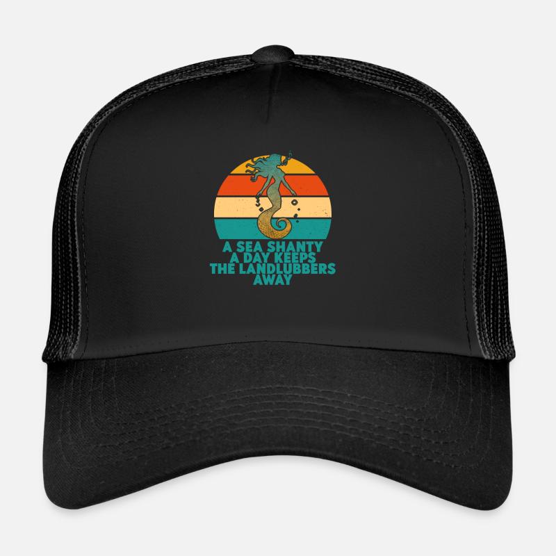 marin meme bateau pirate navigation océanique Casquette trucker 